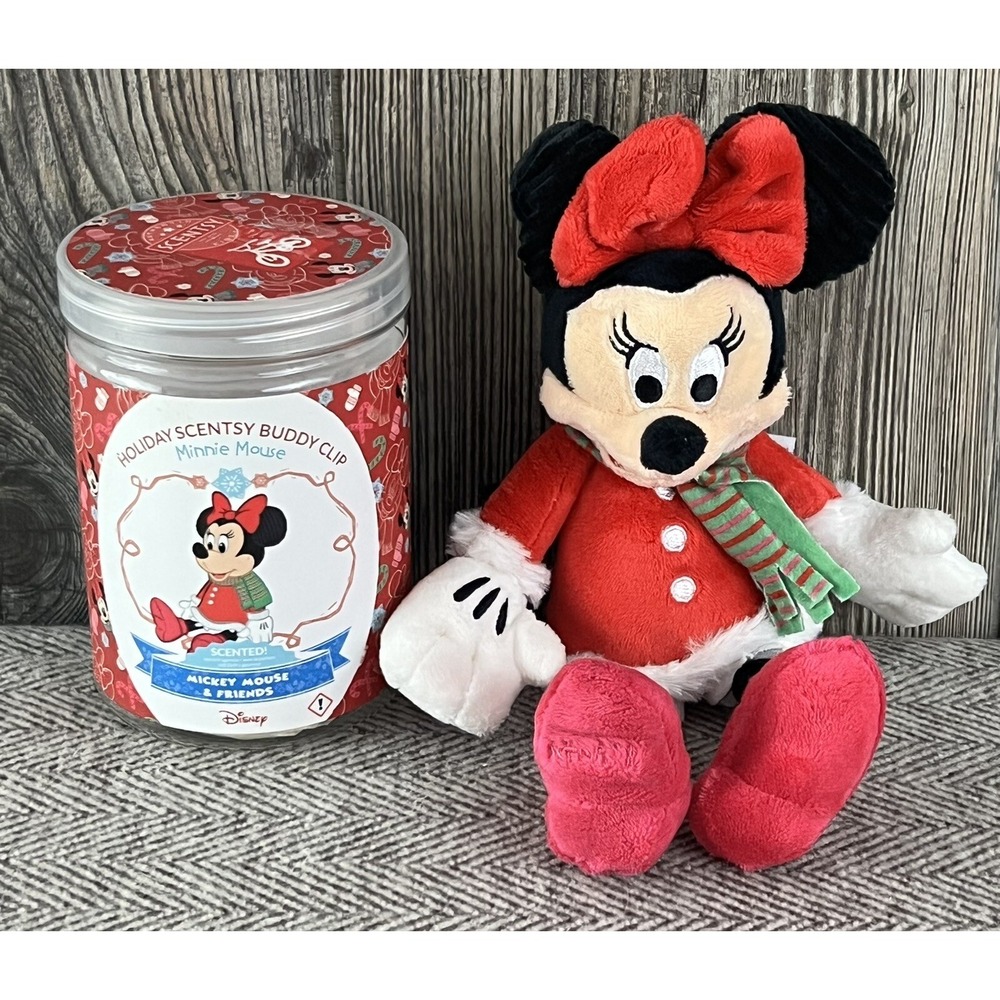 Disney Scentsy Christmas Minnie Mouse Scent‎ Buddy Bag Clip Fragrance HOLIDAY